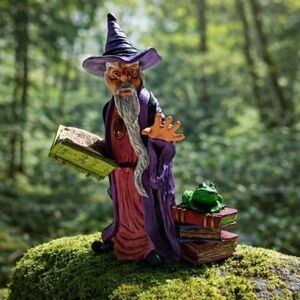 Wizard Sorcerer Casting Spell Numbered  Handmade Art Rare Quirk Magic Witchy